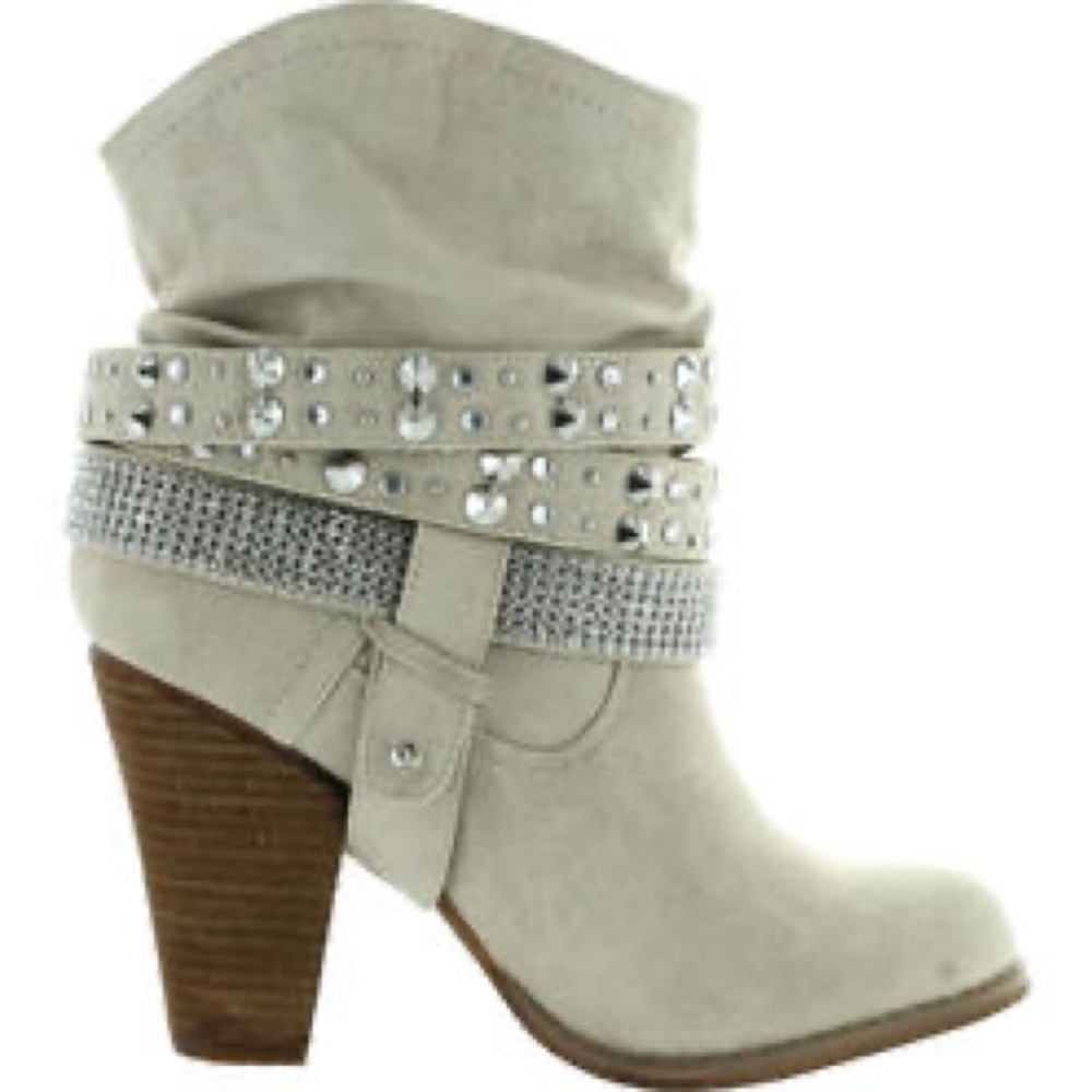Not Rated | Double Dip Studded Ankle Boots 7.5